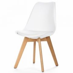 Стул Barneo N-12-2 Sephi PU белый в Кудымкаре - kudymkar.mebel24.online | фото