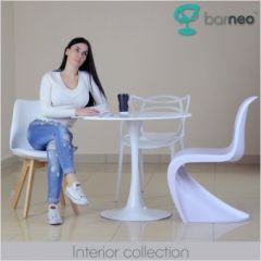 Стул Barneo N-12-2 Sephi PU белый в Кудымкаре - kudymkar.mebel24.online | фото 4