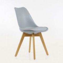 Стул Barneo N-12-2 Sephi PU серый в Кудымкаре - kudymkar.mebel24.online | фото 3
