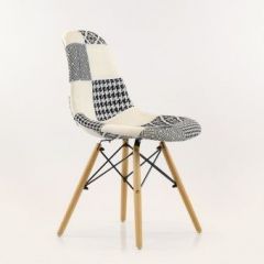 Стул Barneo N-12 Patchwork черно-белый в Кудымкаре - kudymkar.mebel24.online | фото 2