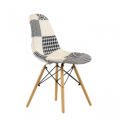 Стул Barneo N-12 Patchwork черно-белый в Кудымкаре - kudymkar.mebel24.online | фото