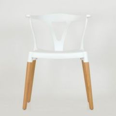 Стул Barneo N-218 Wishbone интерьерный кухонный белый в Кудымкаре - kudymkar.mebel24.online | фото 3