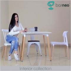 Стул Barneo N-220 интерьерный кухонный белый в Кудымкаре - kudymkar.mebel24.online | фото 2