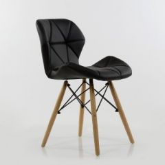 Стул Barneo N-42 Perfecto PU черный в Кудымкаре - kudymkar.mebel24.online | фото 2
