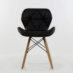 Стул Barneo N-42 Perfecto PU черный в Кудымкаре - kudymkar.mebel24.online | фото 4