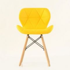 Стул Barneo N-42 Perfecto PU желтый в Кудымкаре - kudymkar.mebel24.online | фото 2