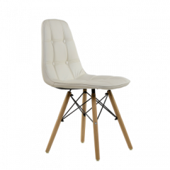 Стул Barneo N-43 Pulsante PU белый в Кудымкаре - kudymkar.mebel24.online | фото