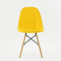 Стул Barneo N-43 Pulsante PU желтый в Кудымкаре - kudymkar.mebel24.online | фото 2