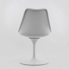 Стул Barneo N-8 Tulip style белый с белой подушкой в Кудымкаре - kudymkar.mebel24.online | фото 4