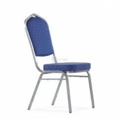 Стул Barneo S-6 банкетный (каркас серый, синяя ткань) в Кудымкаре - kudymkar.mebel24.online | фото