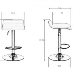 Стул барный DOBRIN TOMMY LM-3013 (черный) в Кудымкаре - kudymkar.mebel24.online | фото