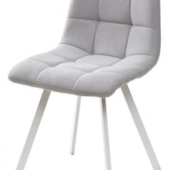 Стул CHILLI SQUARE UF860-02B серо-голубой, ткань/ белый каркас М-City в Кудымкаре - kudymkar.mebel24.online | фото
