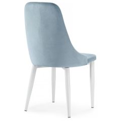 Стул на металлокаркасе Kora light blue / white в Кудымкаре - kudymkar.mebel24.online | фото 4