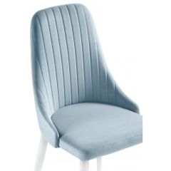 Стул на металлокаркасе Kora light blue / white в Кудымкаре - kudymkar.mebel24.online | фото 5