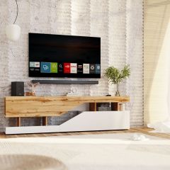 Тумба под ТВ НКМ Дубай секция №4 в Кудымкаре - kudymkar.mebel24.online | фото 3