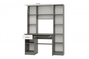 АЛЬФА Стол рабочий (графит/белый) в Кудымкаре - kudymkar.mebel24.online | фото 2