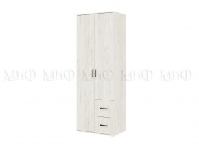 АЛТЕЯ Шкаф 2-х ств (Дуб крафт белый) в Кудымкаре - kudymkar.mebel24.online | фото