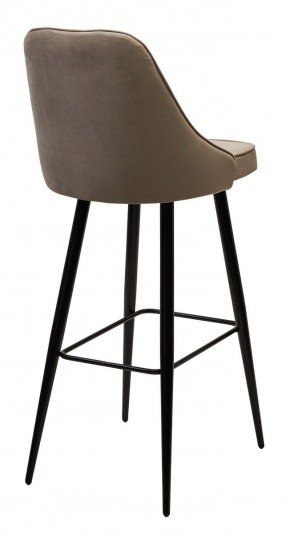 Барный стул NEPAL-BAR БЕЖЕВЫЙ #5, велюр/ черный каркас (H=78cm) М-City в Кудымкаре - kudymkar.mebel24.online | фото 2