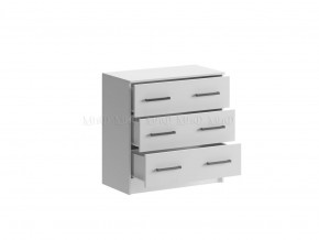 БАСЯ Комод 3 ящика (белый) в Кудымкаре - kudymkar.mebel24.online | фото