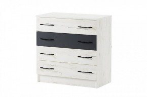 БЕАТРИС Комод К800 (дуб крафт белый/антрацит) в Кудымкаре - kudymkar.mebel24.online | фото 2
