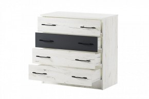 БЕАТРИС Комод К800 (дуб крафт белый/антрацит) в Кудымкаре - kudymkar.mebel24.online | фото 3