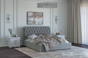БЕЛИСТА Кровать 1400 серо-бежевый (экокожа) в Кудымкаре - kudymkar.mebel24.online | фото 2