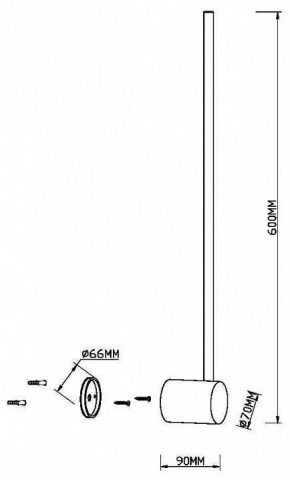 Бра Maytoni Light stick MOD237WL-L6BS3K в Кудымкаре - kudymkar.mebel24.online | фото 4