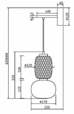 Бра Maytoni Pattern MOD267WL-L18G3K в Кудымкаре - kudymkar.mebel24.online | фото 4