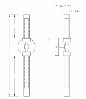 Бра Maytoni Stelo MOD116WL-L7B3K в Кудымкаре - kudymkar.mebel24.online | фото 3