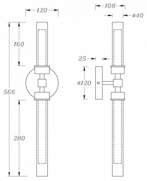 Бра Maytoni Stelo MOD116WL-L7BS3K в Кудымкаре - kudymkar.mebel24.online | фото 3