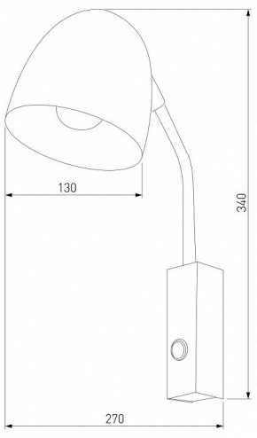 Бра TK Lighting Soho 4167 Soho Black в Кудымкаре - kudymkar.mebel24.online | фото 2