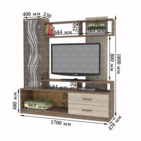 ДАРЬЯ Гостиная (Крафт серый/Крафт белый) в Кудымкаре - kudymkar.mebel24.online | фото 8