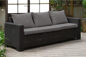 Диван Калифорния 3-х местный (California 3 Sofa), графит в Кудымкаре - kudymkar.mebel24.online | фото 1