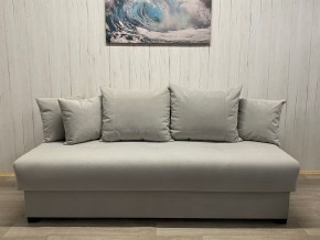 Диван Комфорт-1 (НПБ) велюр Luma 13 св.серый в Кудымкаре - kudymkar.mebel24.online | фото