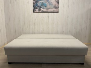 Диван Комфорт-1 (НПБ) велюр Luma 13 св.серый в Кудымкаре - kudymkar.mebel24.online | фото 4