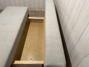 Диван Комфорт-1 (НПБ) велюр Luma 13 св.серый в Кудымкаре - kudymkar.mebel24.online | фото 6