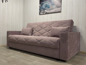 Диван Престиж-15 (НПБ+МДФ) велюр Sensey Elderberry в Кудымкаре - kudymkar.mebel24.online | фото 1