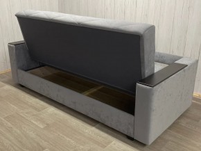 Диван Престиж-15 (НПБ+МДФ) велюр Sensey silver в Кудымкаре - kudymkar.mebel24.online | фото 4
