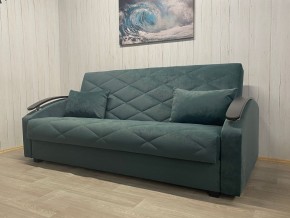 Диван Престиж-16 (НПБ+МДФ) велюр Sensey bottle green в Кудымкаре - kudymkar.mebel24.online | фото
