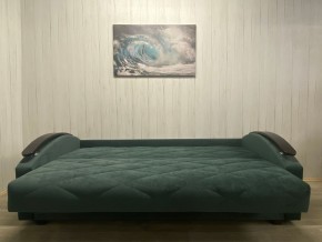 Диван Престиж-16 (НПБ+МДФ) велюр Sensey bottle green в Кудымкаре - kudymkar.mebel24.online | фото 3