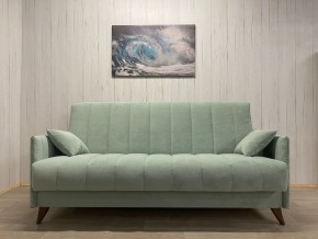 Диван Престиж-3 (НПБ) велюр Sensey mist green в Кудымкаре - kudymkar.mebel24.online | фото