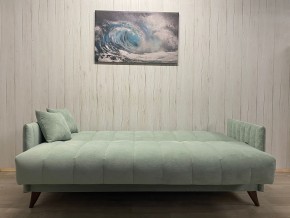 Диван Престиж-3 (НПБ) велюр Sensey mist green в Кудымкаре - kudymkar.mebel24.online | фото 3