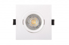 DK3021-WH Встраиваемый светильник, IP 20, 10 Вт, GU5.3, LED, белый, пластик в Кудымкаре - kudymkar.mebel24.online | фото 1