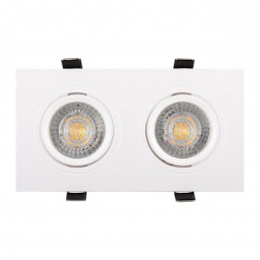 DK3022-WH Встраиваемый светильник, IP 20, 10 Вт, GU5.3, LED, белый, пластик в Кудымкаре - kudymkar.mebel24.online | фото 2