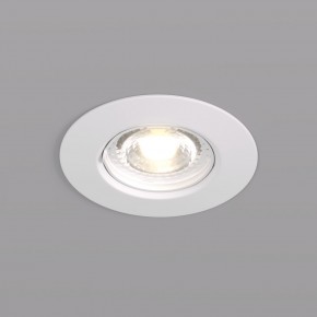 DK3028-WH Встраиваемый светильник, IP 20, 10 Вт, GU5.3, LED, белый, пластик в Кудымкаре - kudymkar.mebel24.online | фото 1