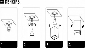 DK3030-WH Светильник накладной IP 20, 10 Вт, GU5.3, LED, белый, пластик в Кудымкаре - kudymkar.mebel24.online | фото 8