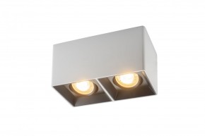 DK3035-WB Светильник накладной IP 20, 10 Вт, GU5.3, LED, белый/черный, пластик в Кудымкаре - kudymkar.mebel24.online | фото 1