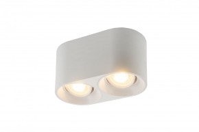 DK3036-WH Светильник накладной IP 20, 10 Вт, GU5.3, LED, белый, пластик в Кудымкаре - kudymkar.mebel24.online | фото 1