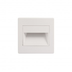 DK3050-WH Светильник встраиваемый в стену, IP 20, LED 3000, 1 Вт, белый, пластик в Кудымкаре - kudymkar.mebel24.online | фото 3