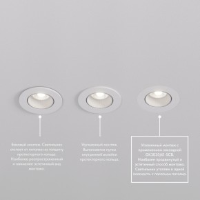 DK3061-WBR Встраиваемый светильник, IP 20, 10 Вт, GU5.3, LED, белый/бронзовый, пластик в Кудымкаре - kudymkar.mebel24.online | фото 4